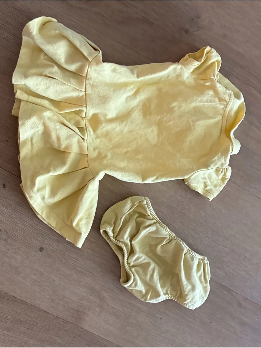Ralph Lauren Yellow Baby Polo Dress Set